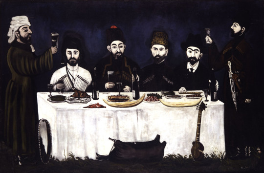 Картины Нико Пиросмани и других известных мастеров наивного искусства увидят вологжане на выставке «Пиры земные и небесные»